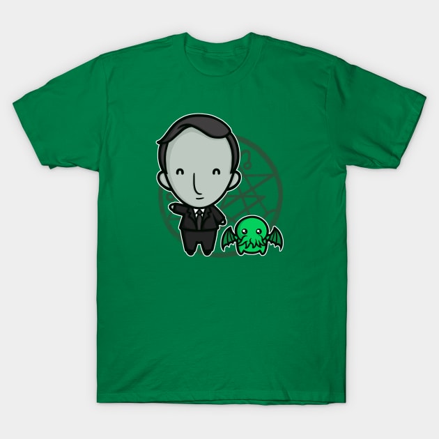 Lovecraft and Friend T-Shirt by perdita00